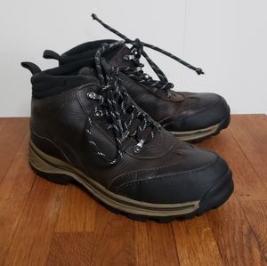 Timberland Boys' Brown Leather Winter Boots, US Size 3